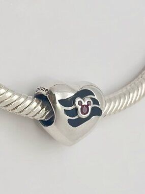 Pandora Disney Cruise Line Heart Shape Charm New